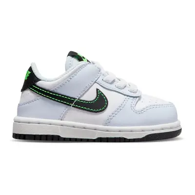 Nike Dunk Low "Grey Green Strike" (TD) - Dziecięce - Trampki Nike - Biały - FB9107-107 - Rozmiar