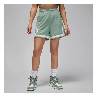 Jordan Sport Wmns 4" Diamond Shorts Jade Smoke - Damskie - Szorty Jordan - Zielony - FN5134-304 