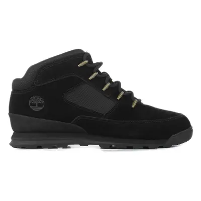 Timberland Euro Rock Mid Hiker Black Suede - Męskie - Trampki Timberland - Czarny - A2H68-015 - 