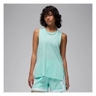 Jordan Sport Wmns Diamond Tank Top - Damskie - Short Sleeve T-Shirt Jordan - Zielony - FB4629-36