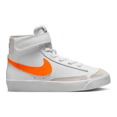 Nike Blazer Mid '77 "White Total Orange" (PS) - Dziecięce - Trampki Nike - Biały - DA4087-116 - 