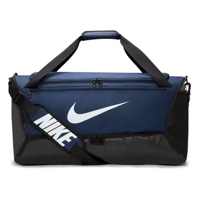 Nike Brasilia 9.5 Training Duffel Bag (60L) Midnight Navy - Unisex - Plecak Nike - Niebieski - D