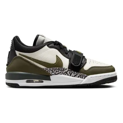 Air Jordan Legacy Low "Sail Medium Olive" (GS) - Dziecięce - Trampki Jordan - Biały - CD9054-120