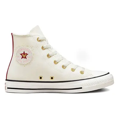 Converse Chuck Taylor All Star Hearts High Top - Damskie - Trampki Converse - Biały - A04950C - 