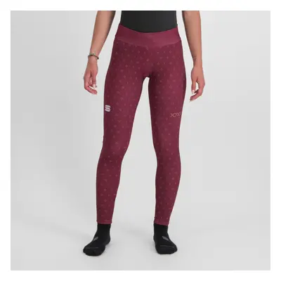 SPORTFUL legginsy - DORO - bordowy