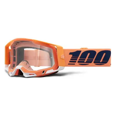 100% SPEEDLAB Okulary kolarskie - RACECRAFT - pomarańczowy/czarny