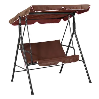Huśtawka ogrodowa, dostępna w różnych kolorach-brązowa