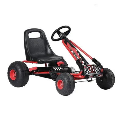 Pedal go-kart dla dzieci, czerwony