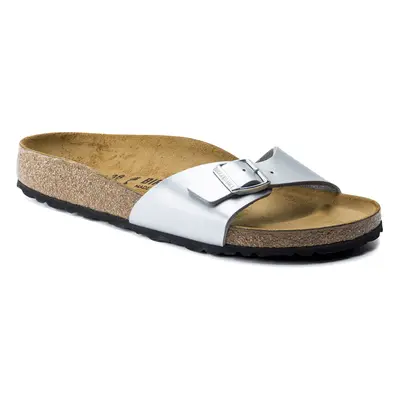 Birkenstock Madrid Birko-Flor Silver Regular Fit