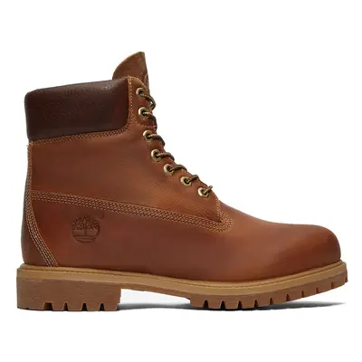 Timberland Premium 6-Inch Lace-Up Waterproof Boot in Brown