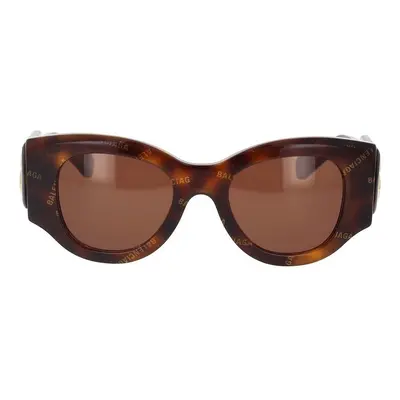 Balenciaga Occhiali da Sole BB0070S okulary przeciwsłoneczne Brązowy