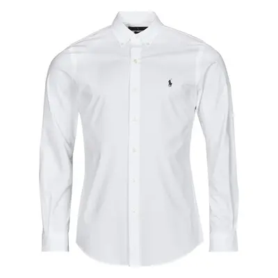 Polo Ralph Lauren ZSC11B Koszule z długim rękawem Biały