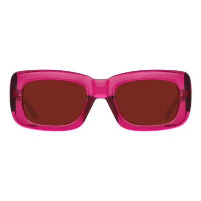 The Attico Occhiali da Sole X Linda Farrow Marfa 3C22 okulary przeciwsłoneczne Różowy