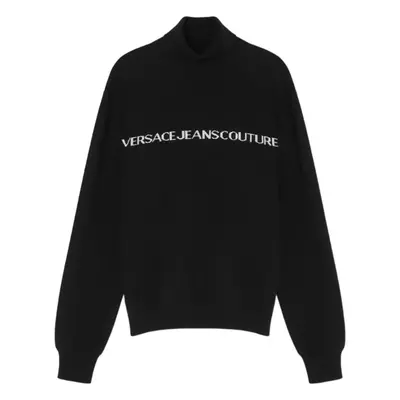 Versace Jeans Couture 75GAFM07-CM06H T-shirty z krótkim rękawem Czarny