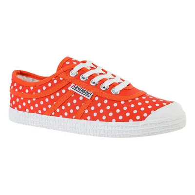 Kawasaki Polka Canvas Shoe K202421 Cherry Tomato Trampki Czerwony