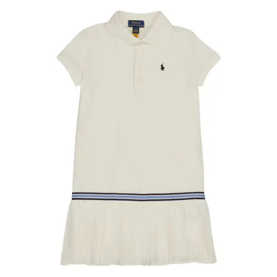 Polo Ralph Lauren SS KC DRESS-DRESSES-DAY DRESS Sukienki krótkie Dziecko Biały