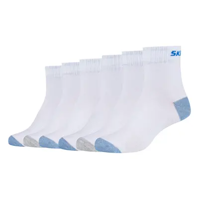 Skechers 3PPK Boys Mech Ventilation Socks Skarpetki sportowe Biały