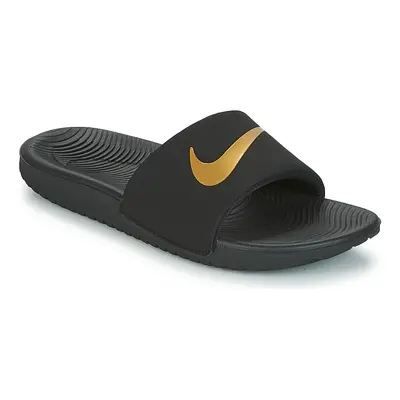 Nike KAWA GROUNDSCHOOL SLIDE Klapki Dziecko Czarny