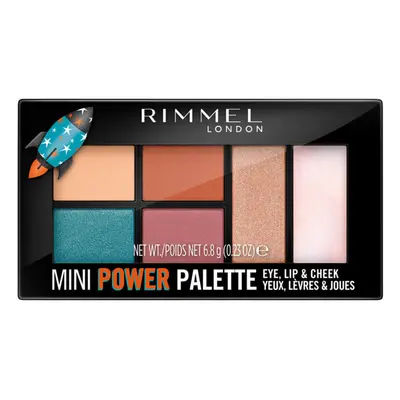 Rimmel London Mini Power Palette - Pioneer Cienie do oczu & bazy Niebieski