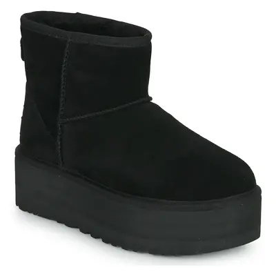 UGG W CLASSIC MINI PLATFORM Buty Czarny