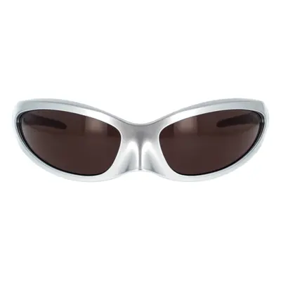 Balenciaga Occhiali da Sole Skin Cat BB0251S okulary przeciwsłoneczne Srebrny