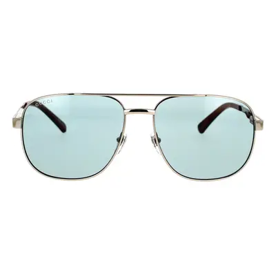 Gucci Occhiali da Sole GG1223S okulary przeciwsłoneczne Srebrny