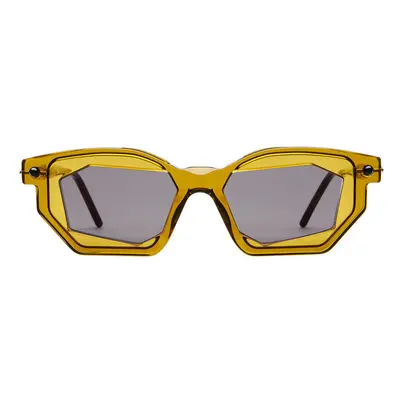 Kuboraum Occhiali Da Sole P14 OLK-2Y okulary przeciwsłoneczne Brązowy