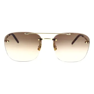 Yves Saint Laurent Occhiali da Sole Saint Laurent SL309 Rimless okulary przeciwsłoneczne Złoty