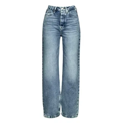 Tommy Hilfiger RELAXED STRAIGHT HW LIV Jeans mom Niebieski