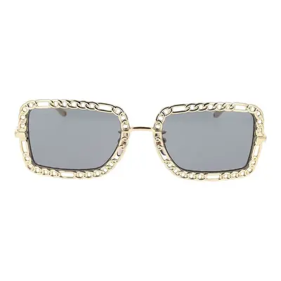 Gucci Occhiali da Sole con Catena GG1112S okulary przeciwsłoneczne Złoty