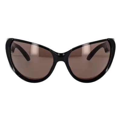 Balenciaga Occhiali da Sole BB0201S okulary przeciwsłoneczne Czarny