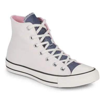 Converse CHUCK TAYLOR ALL STAR DENIM FASHION HI Buty Biały