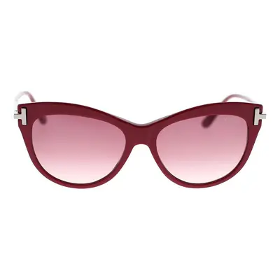 Tom Ford Occhiali da Sole Kira FT0821 69T okulary przeciwsłoneczne Czerwony