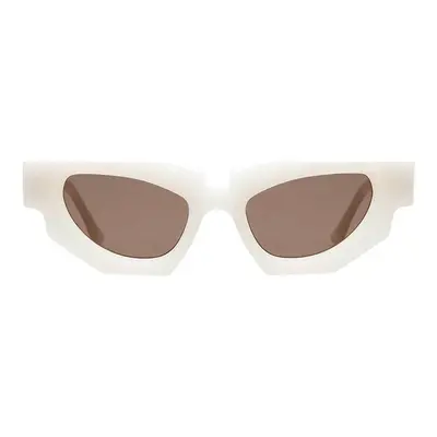 Kuboraum Occhiali Da Sole F5 WH-BW okulary przeciwsłoneczne Biały