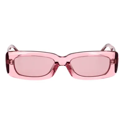 The Attico Occhiali da Sole X Linda Farrow Mini Marfa 16C17 okulary przeciwsłoneczne Różowy