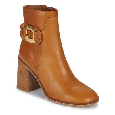 See by Chloé CHANY ANKLE BOOT Botki Brązowy
