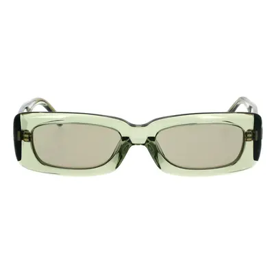 The Attico Occhiali da Sole X Linda Farrow Mini Marfa 16C18 okulary przeciwsłoneczne Kaki