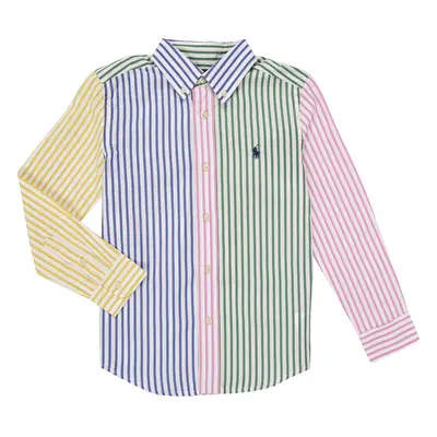 Polo Ralph Lauren LS BD PPC-SHIRTS-SPORT SHIRT Koszule z długim rękawem Dziecko Wielokolorowy