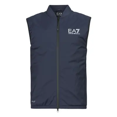 Emporio Armani EA7 BOMBER VEST Kurtki pikowane Niebieski