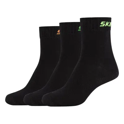 Skechers 3PPK Boys Mech Ventilation Socks Skarpetki sportowe Czarny