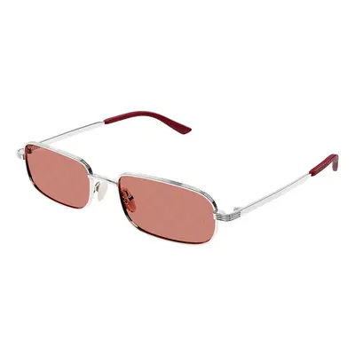Gucci Occhiali da Sole GG1457S Logo okulary przeciwsłoneczne Srebrny