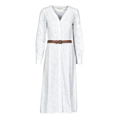 MICHAEL Michael Kors PALM EYELET KATE DRESS Sukienki długie Biały