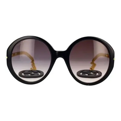 Gucci Occhiali da Sole GG0726S con Pendoli okulary przeciwsłoneczne Czarny