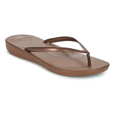 FitFlop IQUSHION ERGONOMIC FLIP FLOPS Japonki Brązowy