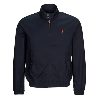 Polo Ralph Lauren BLOUSON ZIPPE EN SERGE DE COTON AVEC DOUBLURE TARTAN Kurtki krótkie Marine