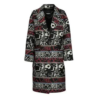 Desigual COAT_DEV Płaszcze Wielokolorowy