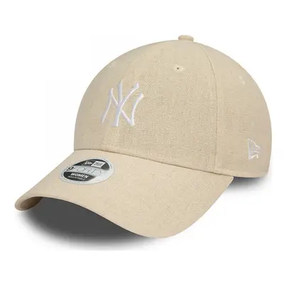 New-Era Wmns mlb linen 9forty neyyan Czapki z daszkiem Beżowy