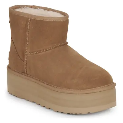 UGG W CLASSIC MINI PLATFORM Buty Brązowy