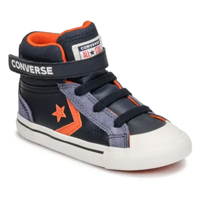 Converse PRO BLAZE STRAP LEATHER TWIST HI Buty Dziecko Niebieski