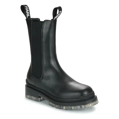 Karl Lagerfeld BIKER II LONG GORE BOOT Buty Czarny